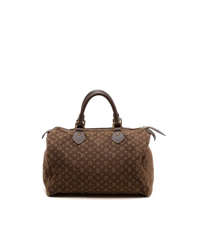 Louis Vuitton Monogram Mini Lin Speedy 30 Bag in Canvas from A Retro Tale