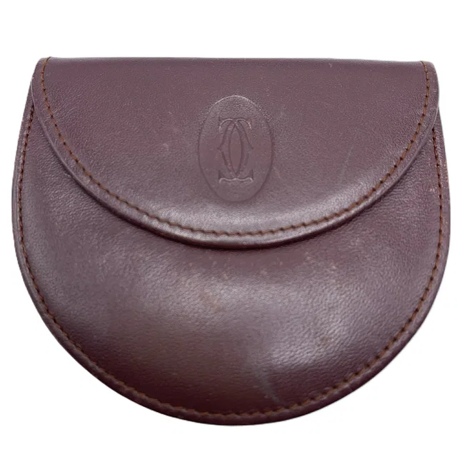 Cartier Leather Coin Case in Leather from LuxUness