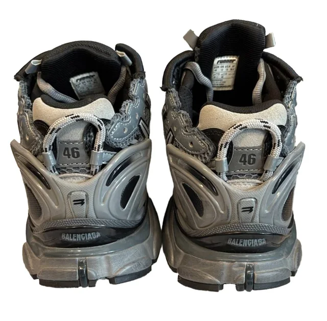 Balenciaga Men's Runner Trainers in Grey Nylon from Oxfam Online Shop, photo 6 of 8