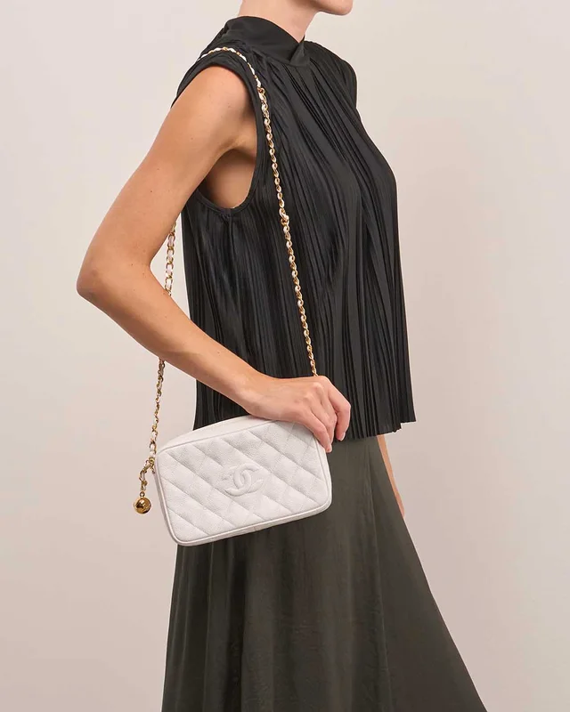 Chanel Camera Bag Caviar White in White Caviar leather from SACLÀB, photo 2 of 2