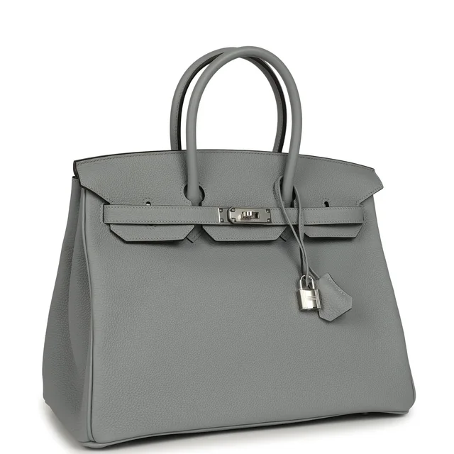 Hermès Birkin 35 Gris Pantin Togo Palladium Hardware in Grey Togo leather from Madison Avenue Couture, photo 2 of 2