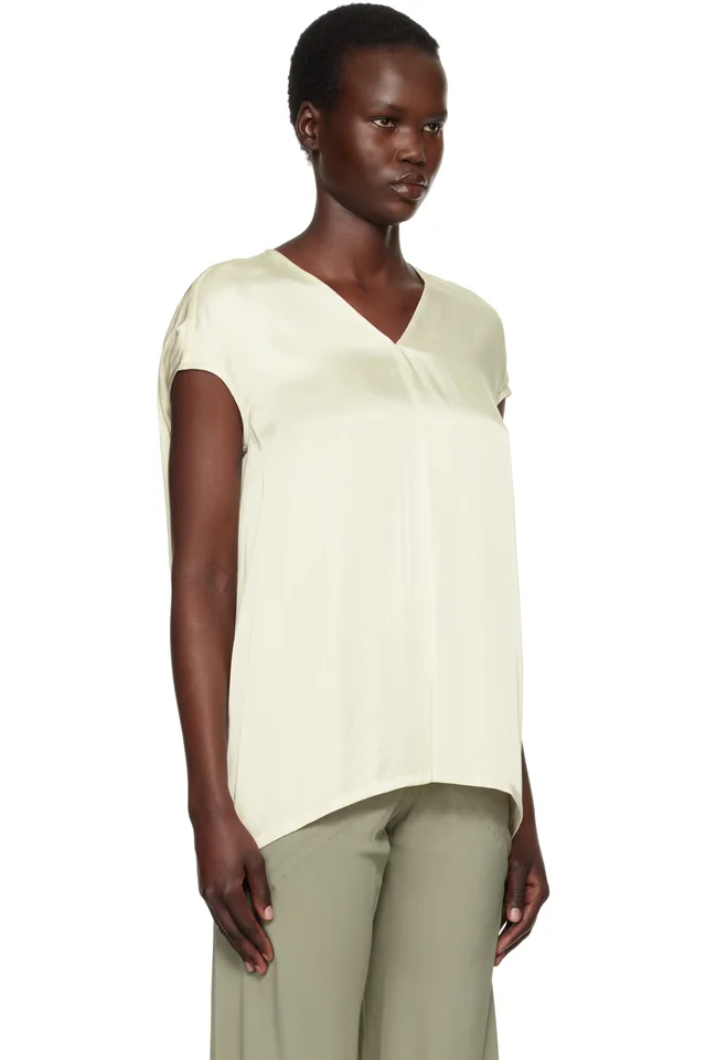 Rick Owens Off-White Hollywood Floating T-shirt, photo 2 of 4 from SSENSE