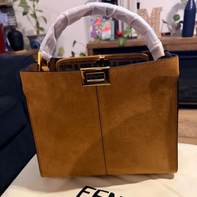 Fendi Women's Bag - Brown/Tan in brown|red|neutral from Depop, photo 1 of 1