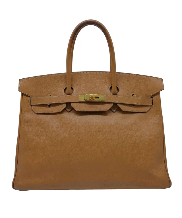 Hermès Birkin 35 Natural Courchevel GHW #E RJC3026 year 2001 in Beige Leather from Luxury Promise