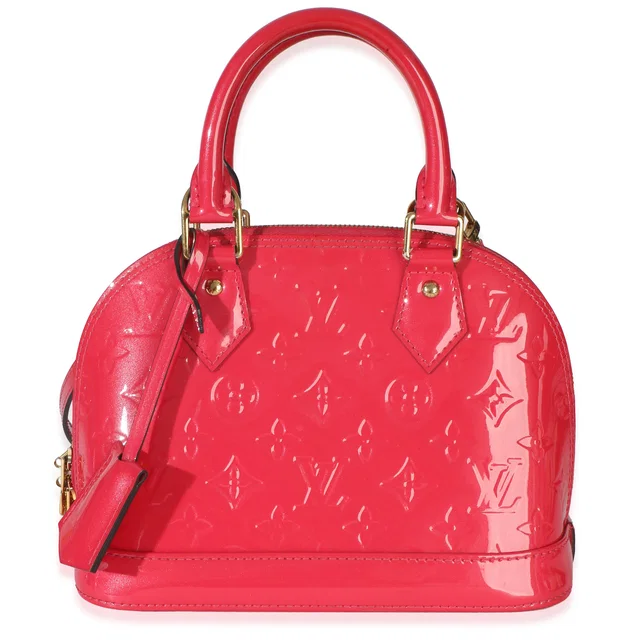 Louis Vuitton Hot Pink Monogram Vernis Alma BB in Pink Patent leather from myGemma
