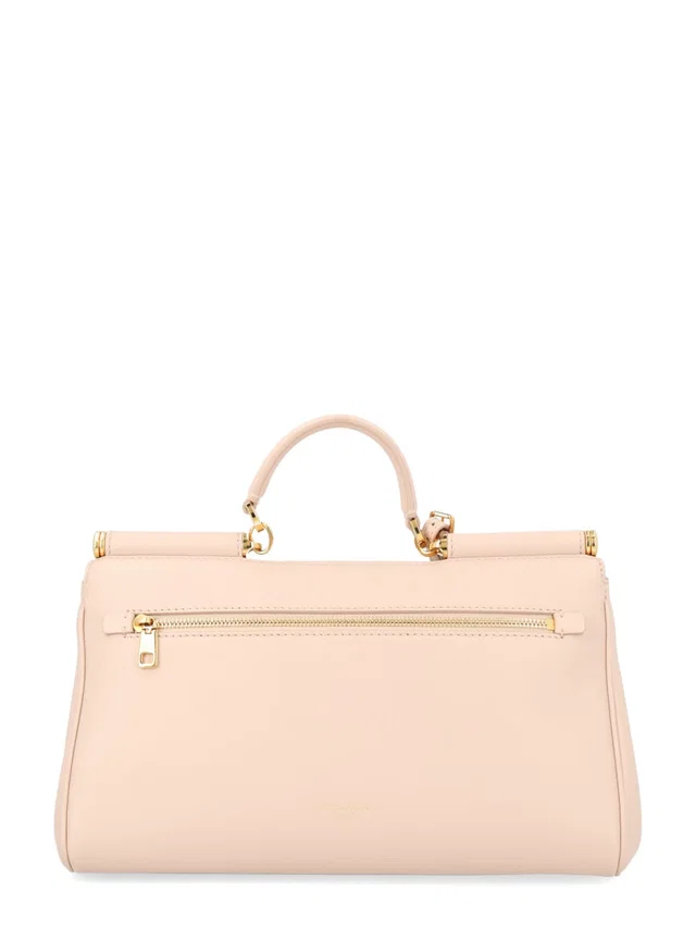 Dolce & Gabbana My Sicily Shoulder Bag — Beige Leather in Beige Leather from HEWI