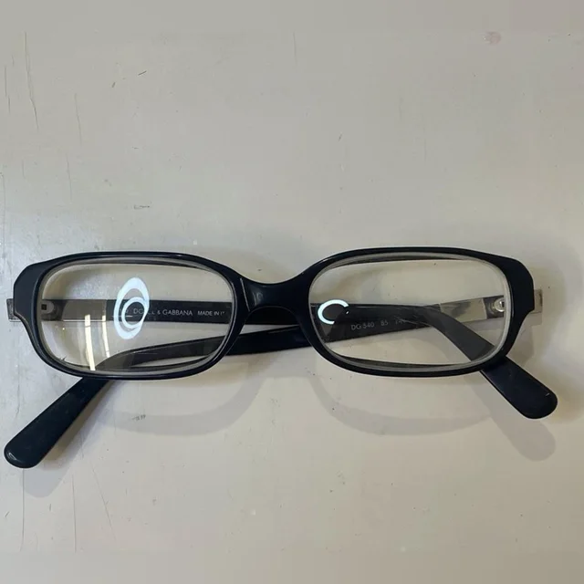 Dolce & Gabbana Women's Cat eye Sunglasses - Black in black from Depop, photo 1 of 1