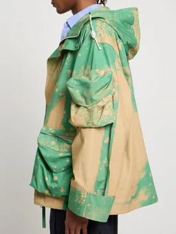 Oamc Work Jacket with Hood in 100% Cotton, photo 3 of 5 from LUISAVIAROMA