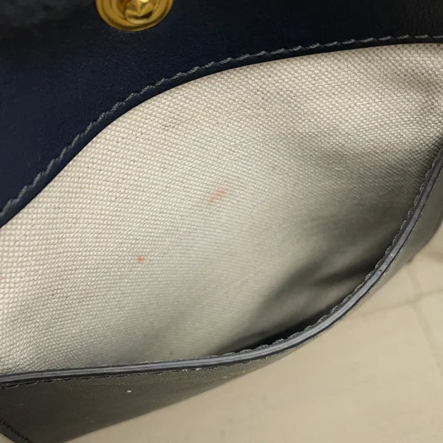 Dior Oblique Signature Bucket Bag NavyM2840UTZQ_M928 Canvas Leather Size Small in Canvas from GALLERY RARE, photo 11 of 17