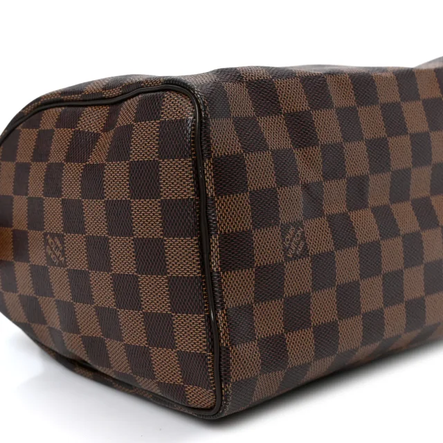 Louis Vuitton Damier Ebene Speedy 25 in Brown Canvas from FASHIONPHILE, photo 7 of 8