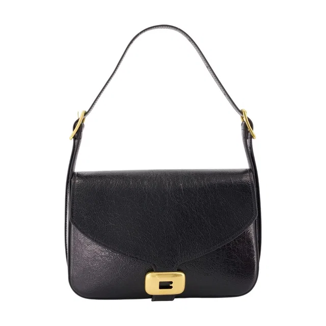 Balenciaga Clicca M Shoulder Bag — Black Lambskin in Black Lambskin from HEWI