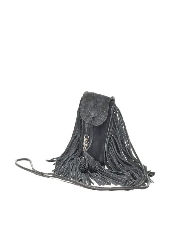 Saint Laurent Anita Fringe Suede Bag in Suede from A Retro Tale, photo 2 of 8
