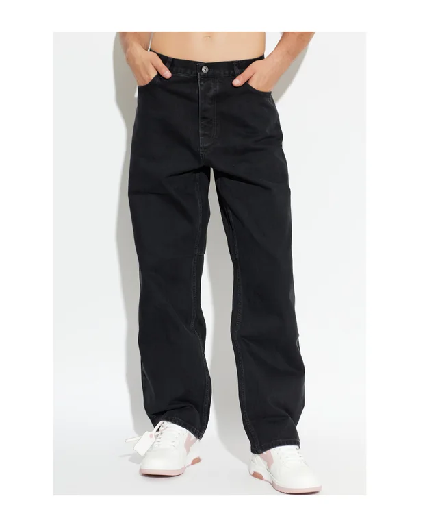 Off-White Half Arrow Relax Tapered Jeans, photo 2 of 4 from SENSER