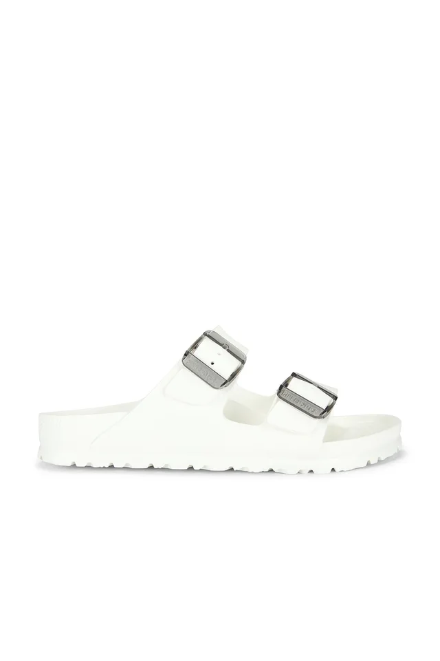 BIRKENSTOCK Arizona EVA Stealth Buckle Sandal in White from REVOLVE (Canada), photo 1 of 1