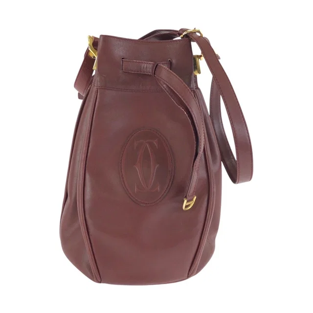 Cartier Must Line Leather Shoulder Bag in Leather from LuxUness