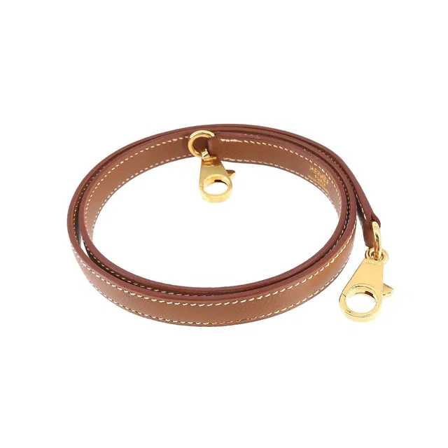 Hermès Kelly Bolide Shoulder Strap Epsom Gold Brown in Brown Epsom leather from The Reluxe