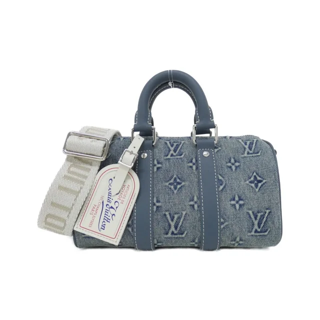 Louis Vuitton Monogram Wash Keepall Bandouliere 25 Boston Bag in Canvas from The Reluxe