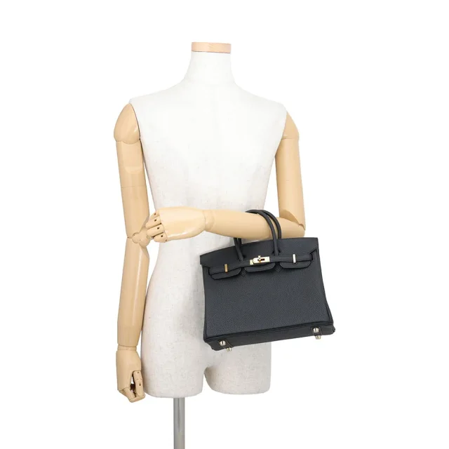 Hermès Birkin Black Togo Leather Size 25 in Black Togo leather from GALLERY RARE, photo 6 of 9
