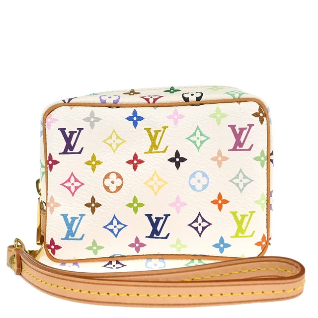 Louis Vuitton 2008 Monogram Multicolor Trousse Wapity Pouch Bag M58033 in Multicolor Canvas from AMORE Vintage Tokyo