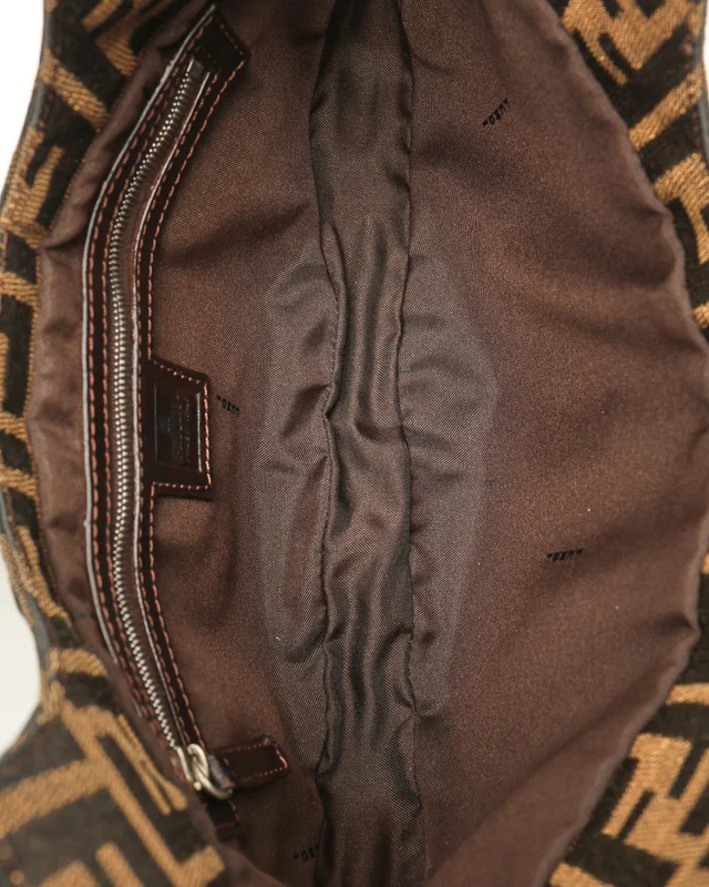 Fendi Zucca Half Moon Bag in Canvas from A Retro Tale, photo 7 of 9