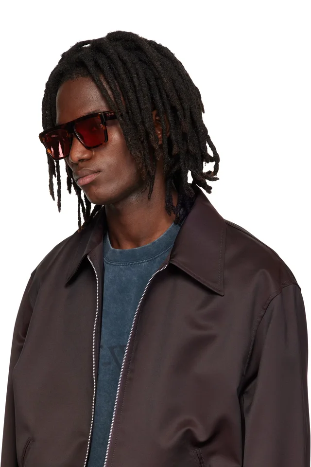 Off-White Brown Warwick Sunglasses, photo 4 of 4 from SSENSE