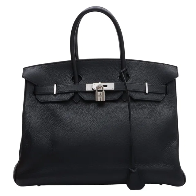 Hermès 2001 Birkin 35 Black in Black Togo leather from VINTAGE QOO TOKYO