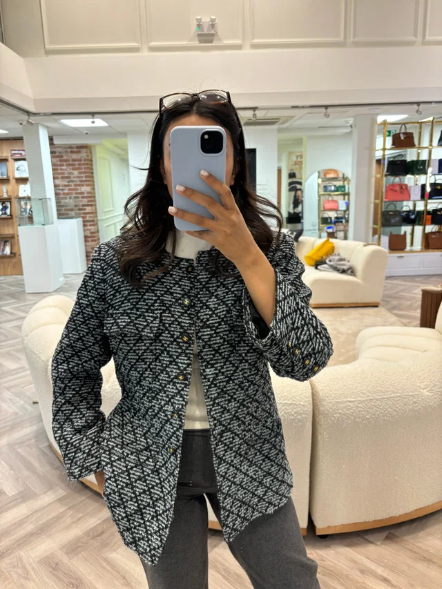 Chanel Super Rare Tweed Blue Blazer in Blue Tweed from Luxury Promise