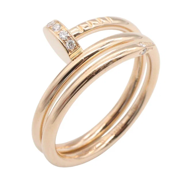 Cartier Juste un Clou Double Au750 Diamond Ring Size 11.5 from LuxUness