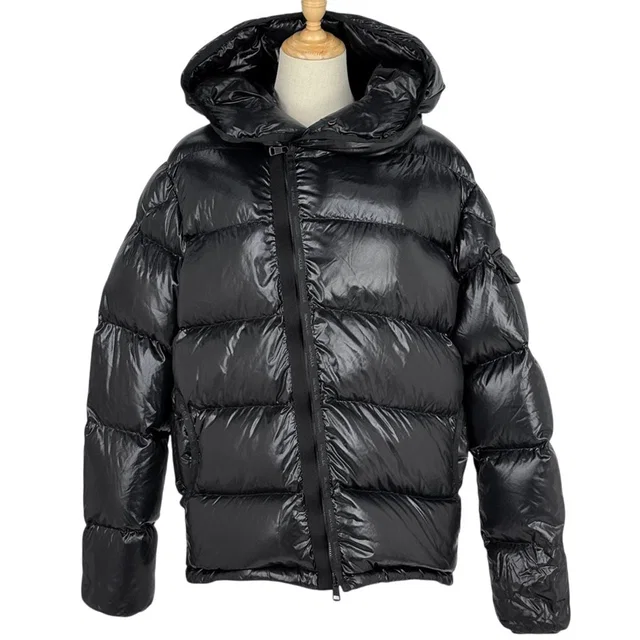 Moncler Neuvic Down Jacket Black in Black Nylon from The Reluxe