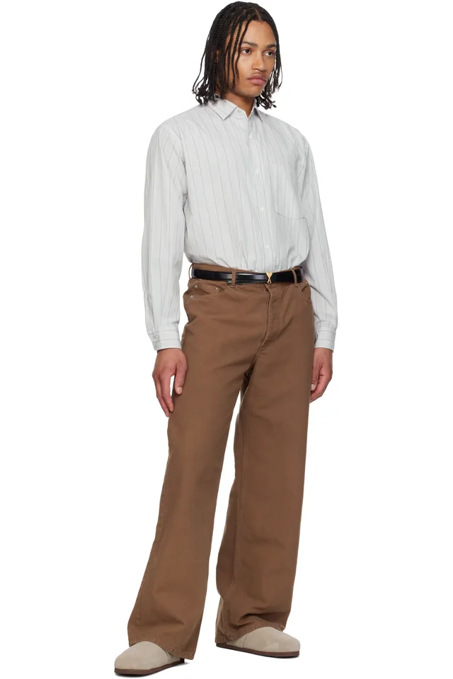 Barbour Taupe Bowman Slip-on Loafers, photo 5 of 5 from SSENSE