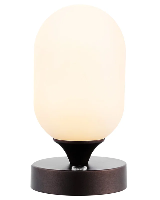 JONATHAN Y Eli 8In Bohemian Farmhouse Iron Rechargeable Integrated LED Table Lamp, image 1 of 1 from Rue La La