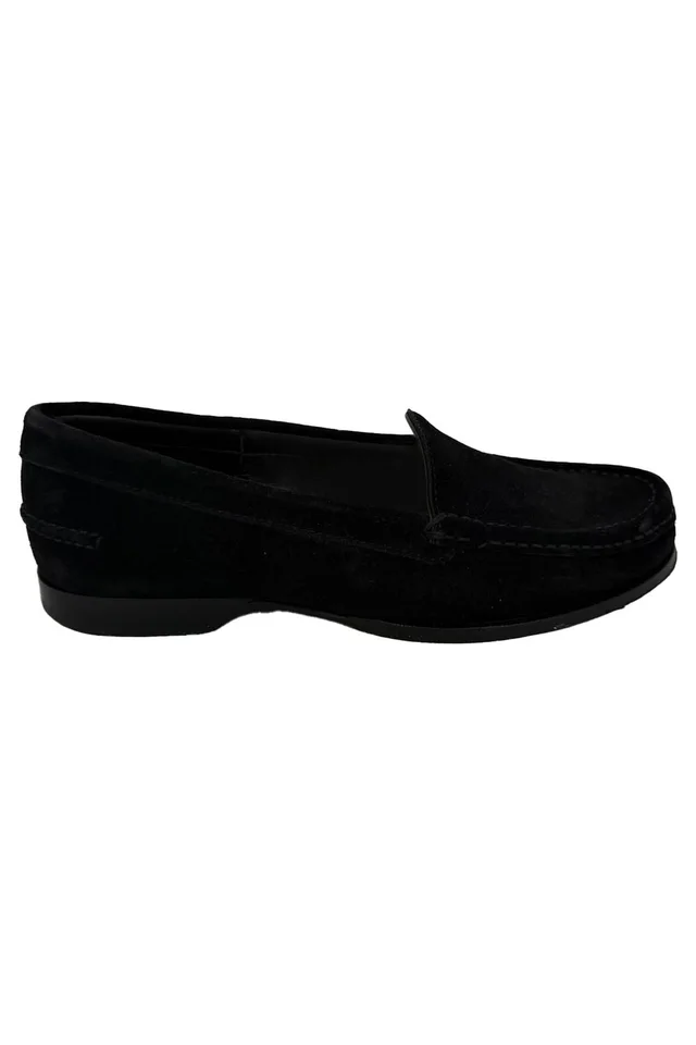 The Row Ruth Suede Loafers from Garmentory