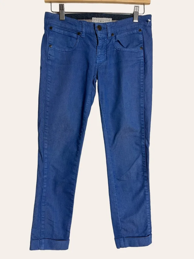 Stella McCartney Low Rise Slim Capri Jeans Women’s Size 26 in blue Denim from Poshmark