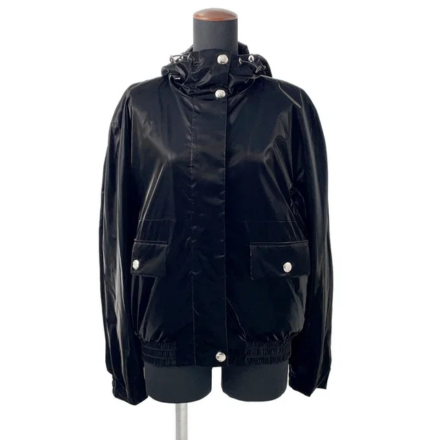 Chanel BijouxButton Technical Fabric Blouson Size 36 BlackP77341 Polyester100% Rhinestone from GALLERY RARE