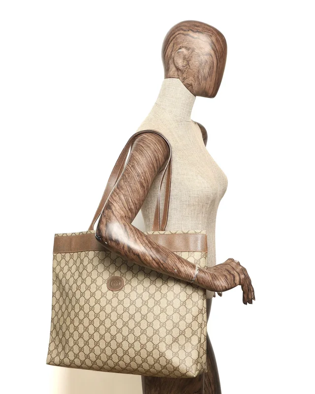 Gucci GG Supreme Tote Bag in Leather from A Retro Tale, photo 9 of 9