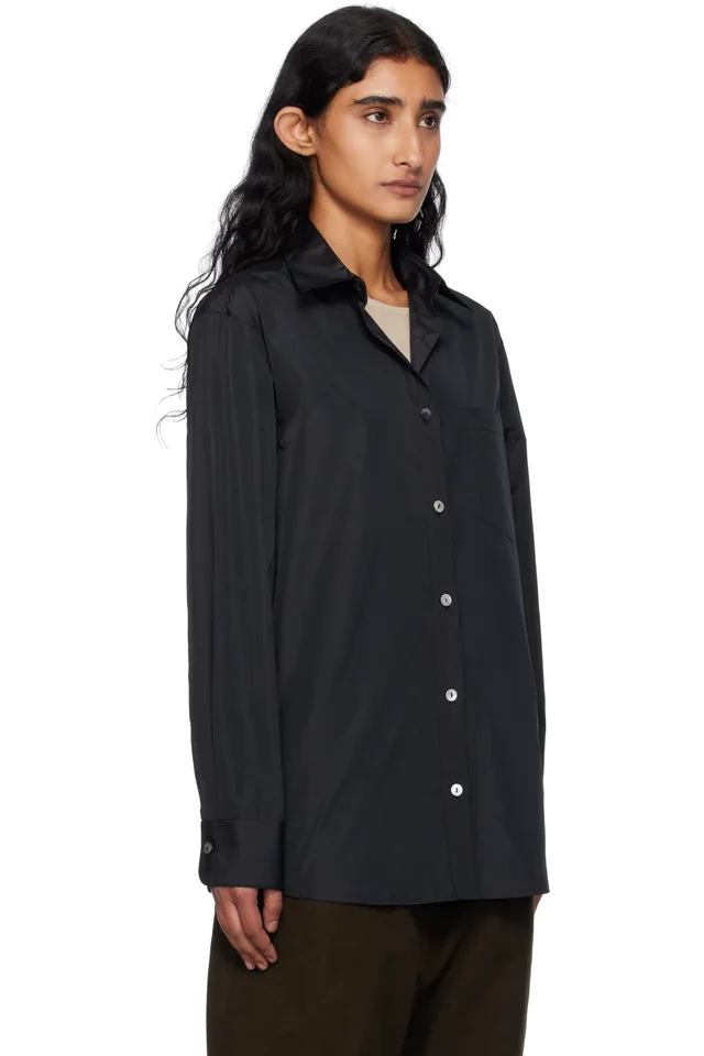GIA STUDIOS Black Solace Shirt, photo 2 of 2 from SSENSE