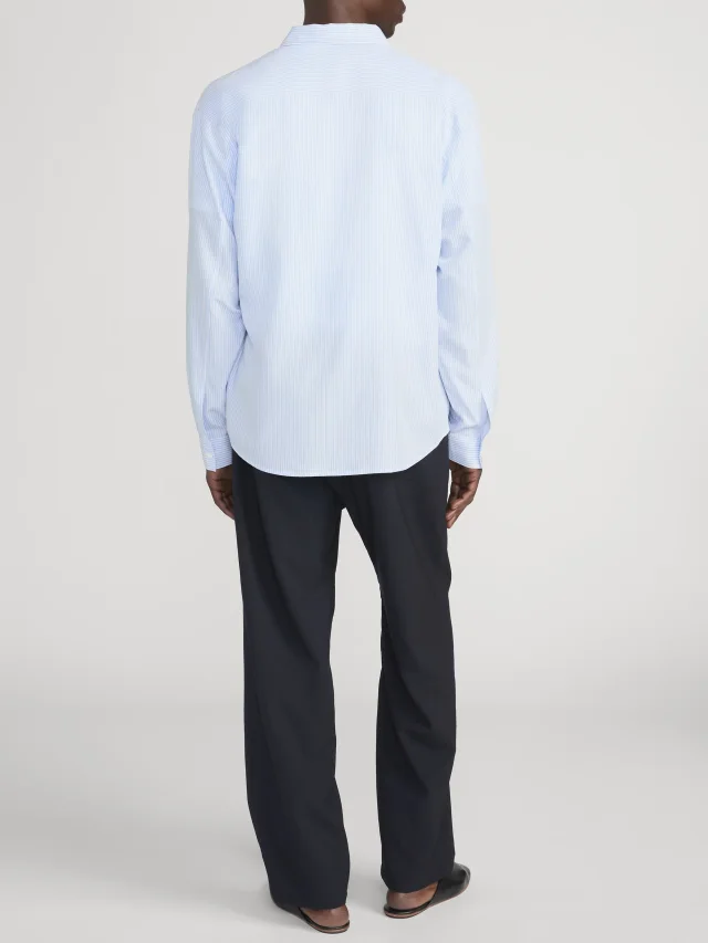 FRAME Baggy Trousers in DARK NAVY, photo 5 of 12 from FRAME