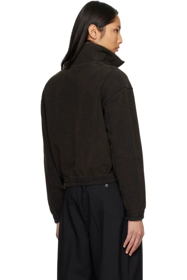 mfpen Brown Covet Full Zip Sweatshirt, photo 3 of 4 from SSENSE