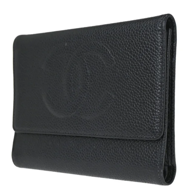 Chanel Timeless Cc French Caviar Black Calfskin Accessory in Black Caviar leather from HEWI, photo 3 of 15