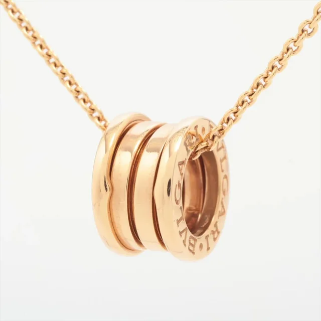 Bvlgari B.Zero 1 Pink Gold Necklace in Pink from The Purse Affair