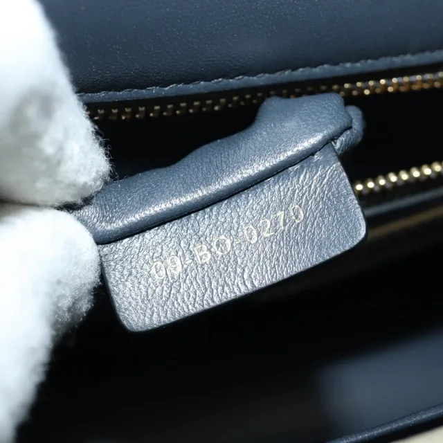 Dior 30 Montaigne Chain Flap Micro Cannage Metallic Calfskin in Calfskin from Her-Age, photo 6 of 48