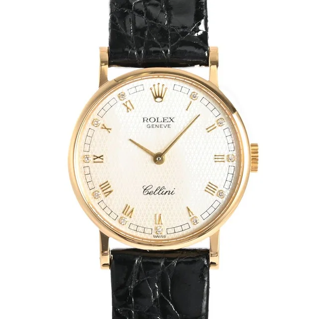 Rolex Watch Cellini 5109/8 in Leather from The Reluxe
