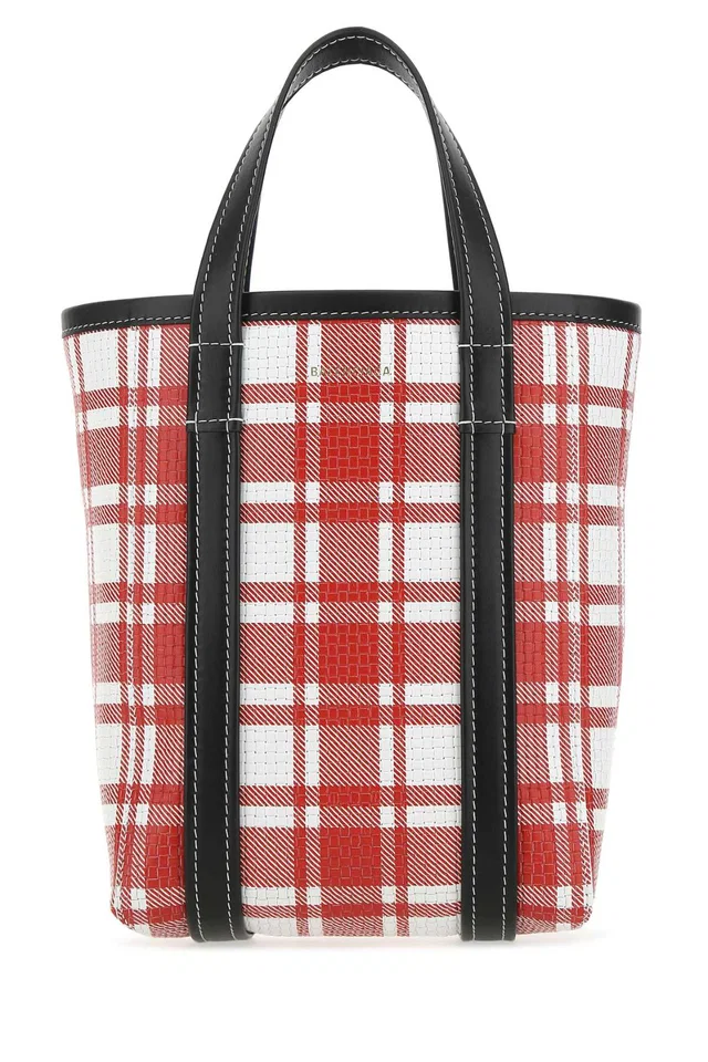 Balenciaga Barbes Tote Bag — Red in Red Calfskin from HEWI