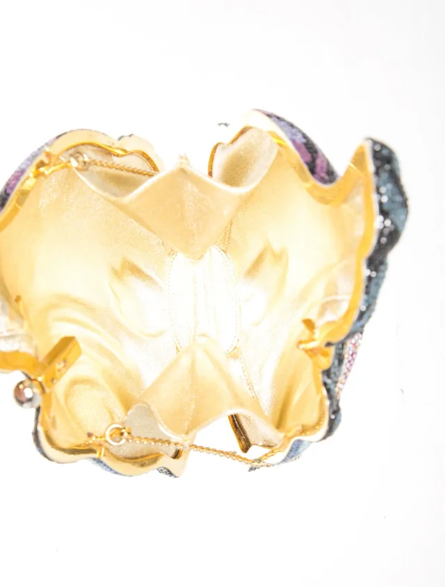 Judith Leiber Crystal Koi Fish in blue Leather from The RealReal, photo 5 of 6