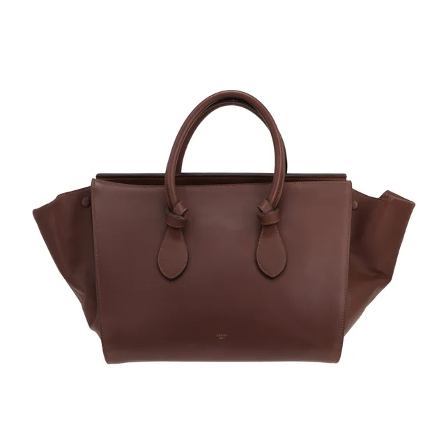 Celine Tie Bag handbag in brown leather in Brown Leather from Collector Square, photo 2 of 5