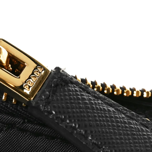 Prada Re-Nylon Saffiano Stitched Re-Edition 1995 Chaine Shoulder Bag Navy in Navy Saffiano leather from FASHIONPHILE, photo 11 of 11