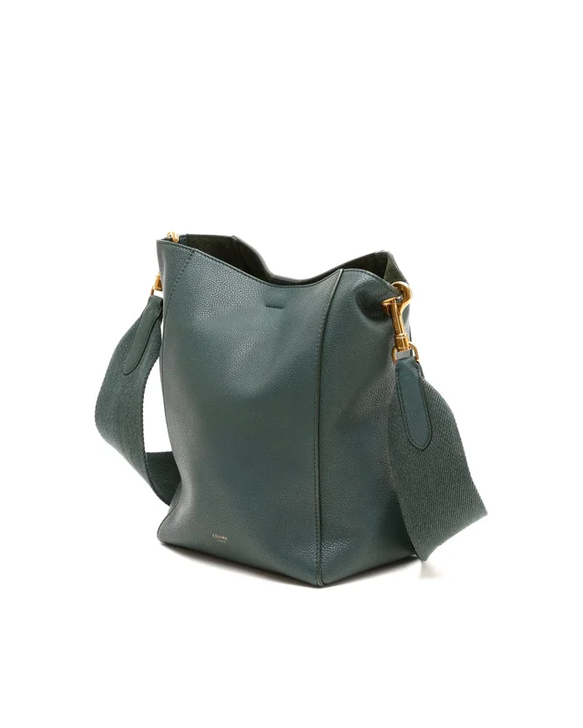 Celine Small Seau Sangle Bucket Bag in Caviar leather from A Retro Tale, photo 2 of 9