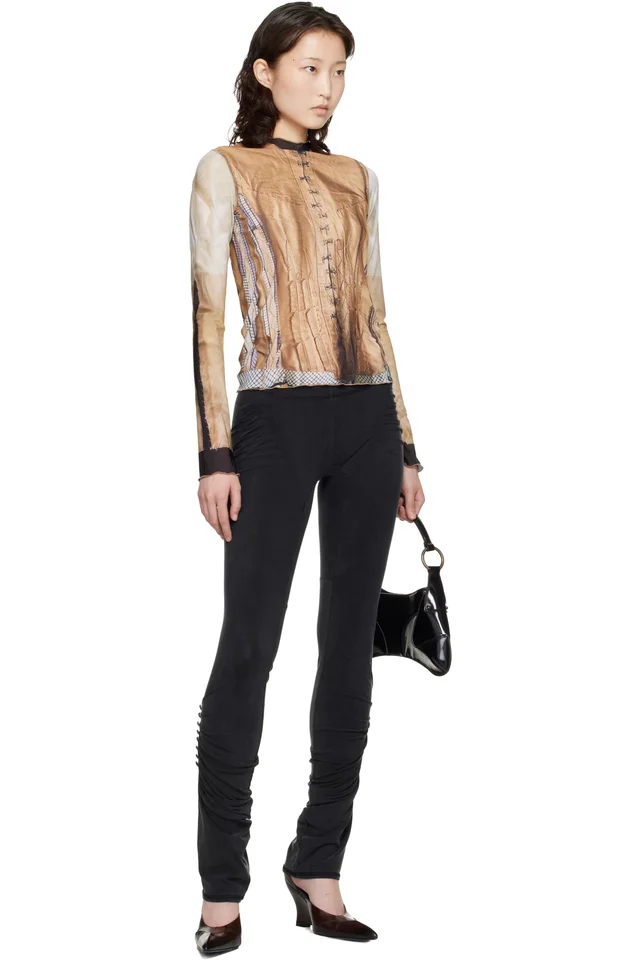 KNWLS Brown Halcyon Top, photo 4 of 4 from SSENSE