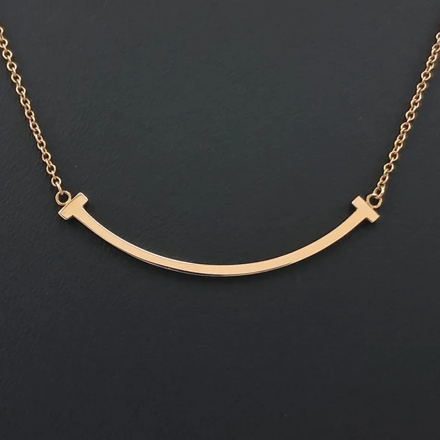 Tiffany T Smile Necklace (Small) from GUGUS