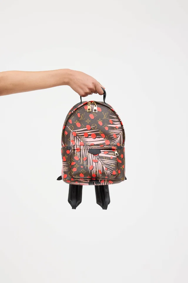 Louis Vuitton 2016 Jungle Dots Monogram Palm Springs Mini Backpack in Coated canvas from VSP Consignment